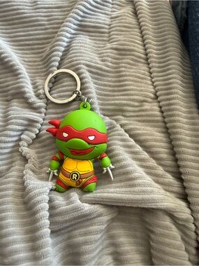 Teenage Mutant Ninja Turtles Red Mask Raphael Keychain Toy